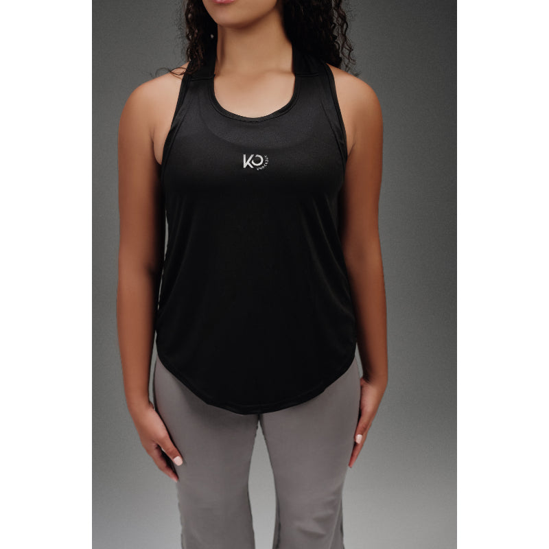 Breathe Fit - Stick Tank Top - Black