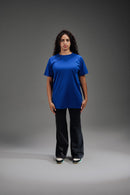 Active Cut - Half Sleeves Crew Neck T-Shirt - Blue