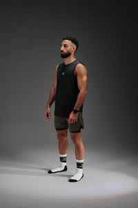 Iron Fit Sleeveless T-Shirt - Black