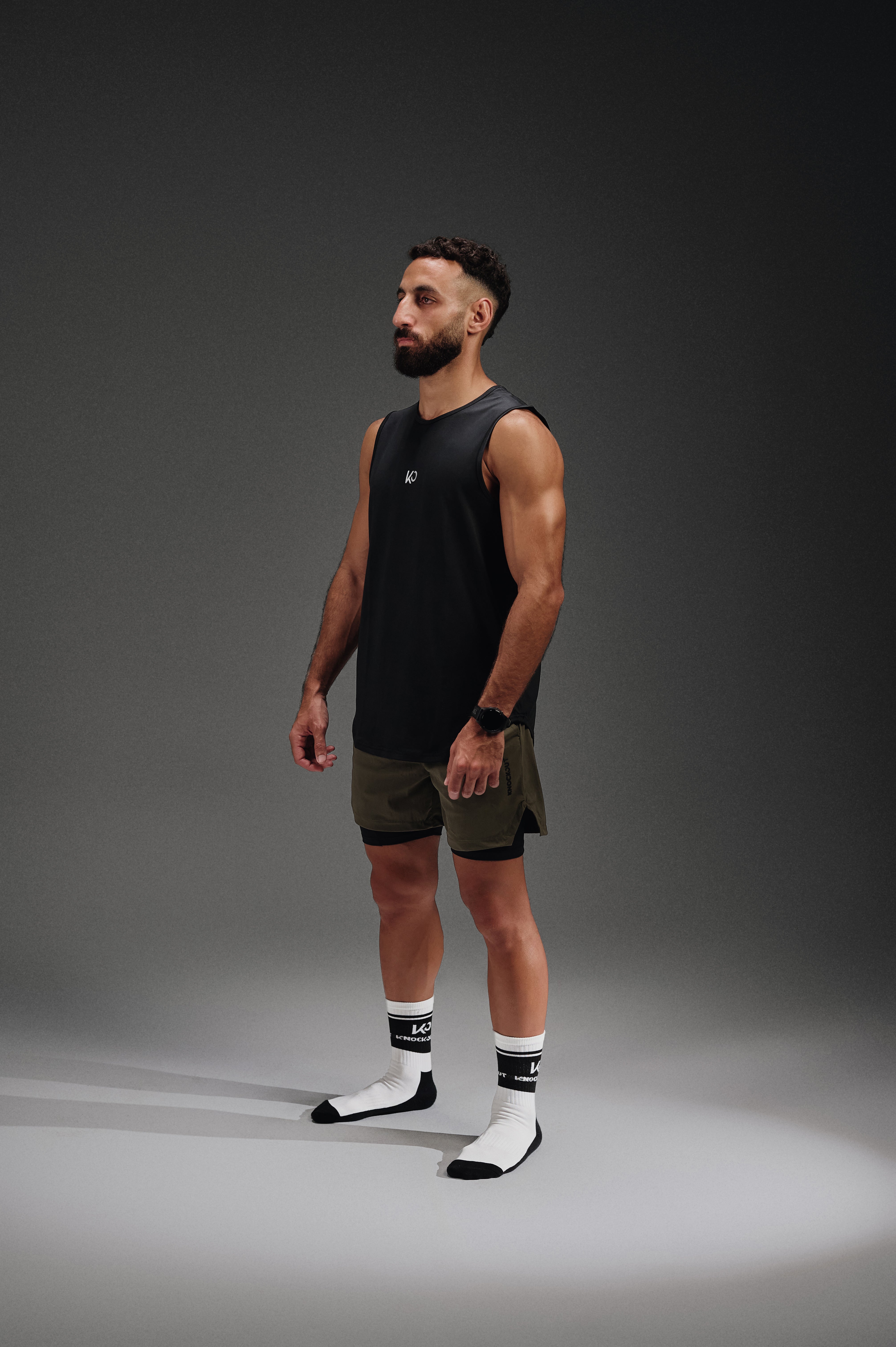 Iron Fit Sleeveless T-Shirt - Black