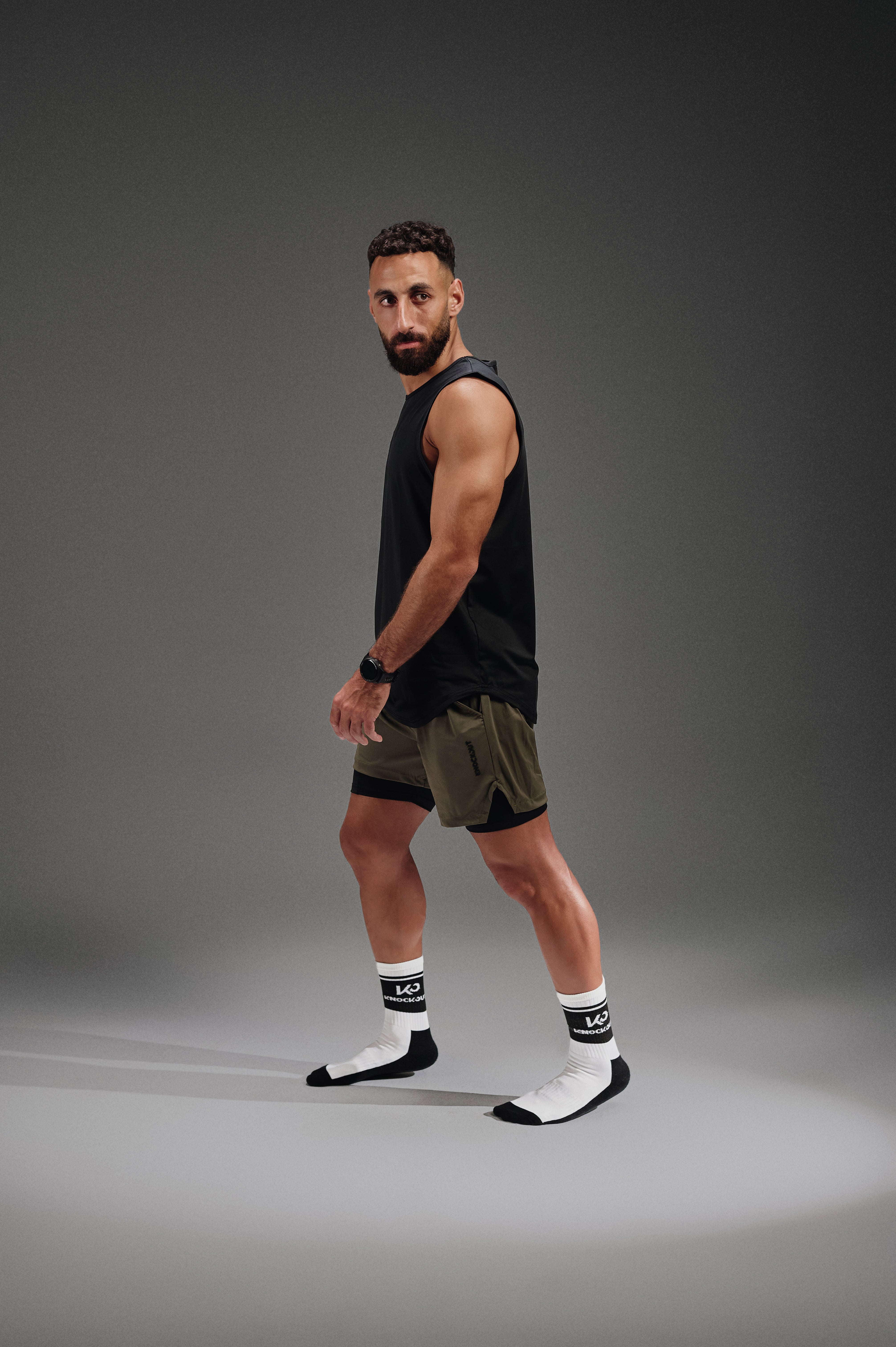 Iron Fit Sleeveless T-Shirt - Black