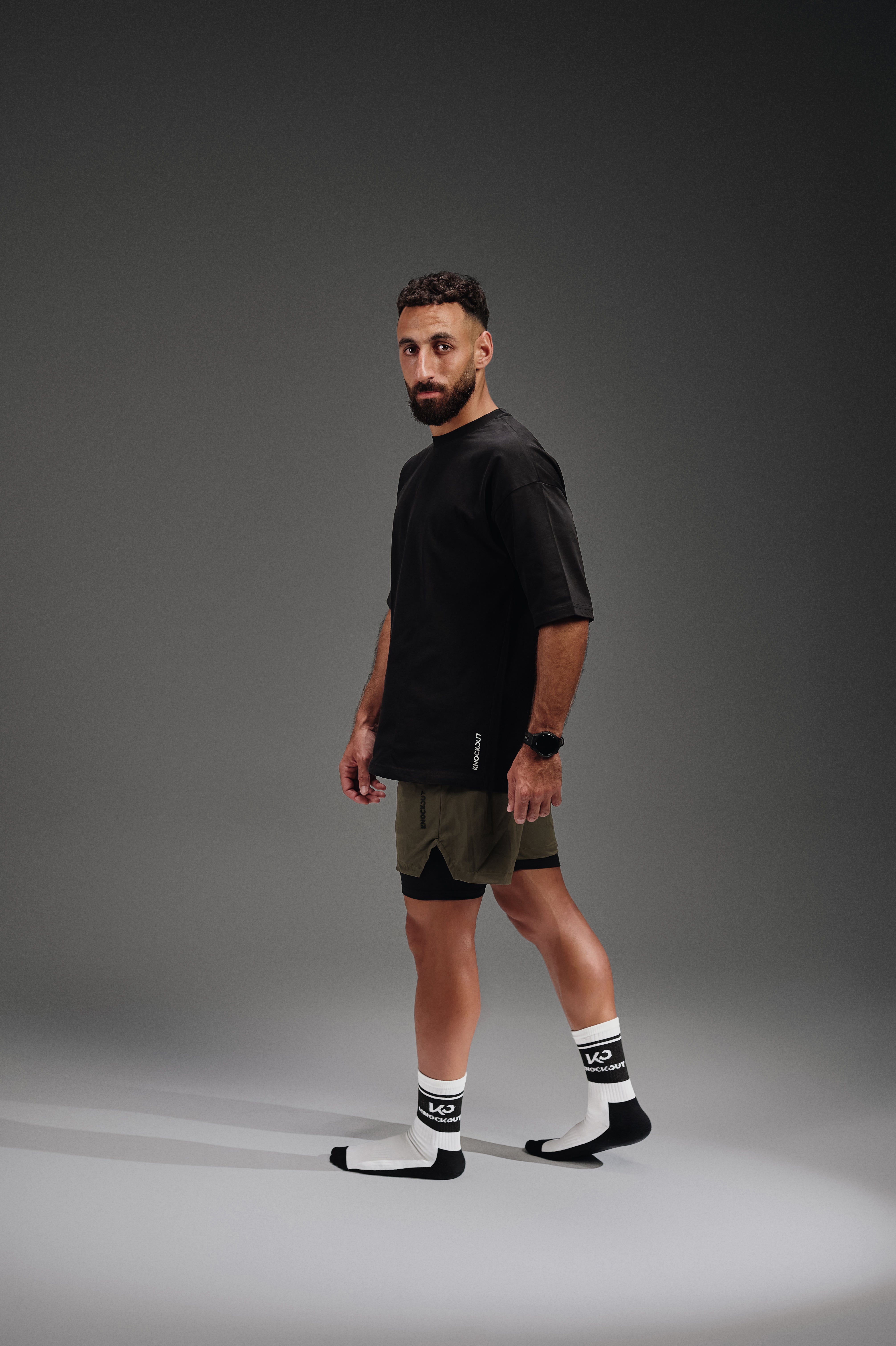 Oversize Plain T-Shirt - Black