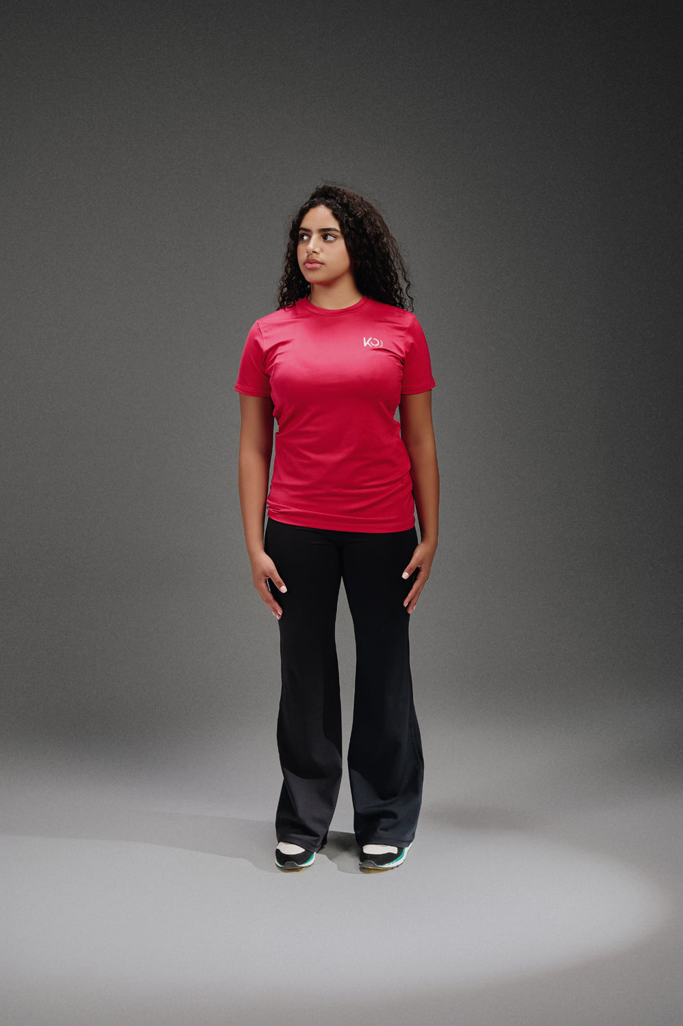 Active Cut - Half Sleeves Crew Neck T-Shirt - Pink