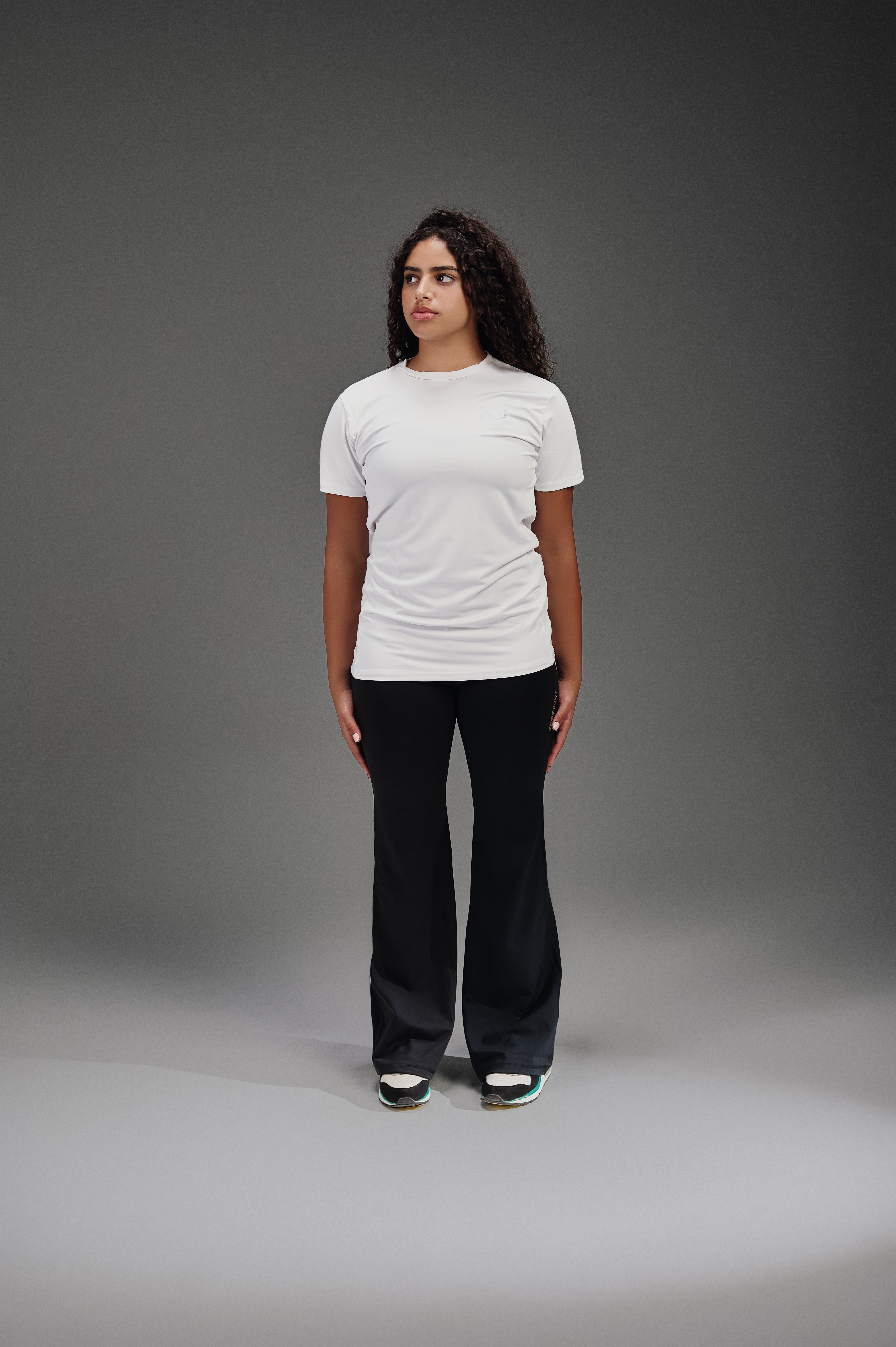 Active Cut - Half Sleeves Crew Neck T-Shirt - White