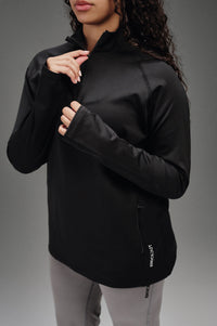 Powered Long Sleeves T-Shirt - Black