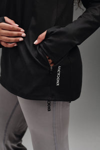 Powered Long Sleeves T-Shirt - Black