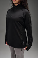 Powered Long Sleeves T-Shirt - Black