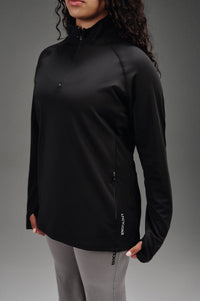 Powered Long Sleeves T-Shirt - Black