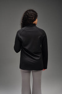 Powered Long Sleeves T-Shirt - Black