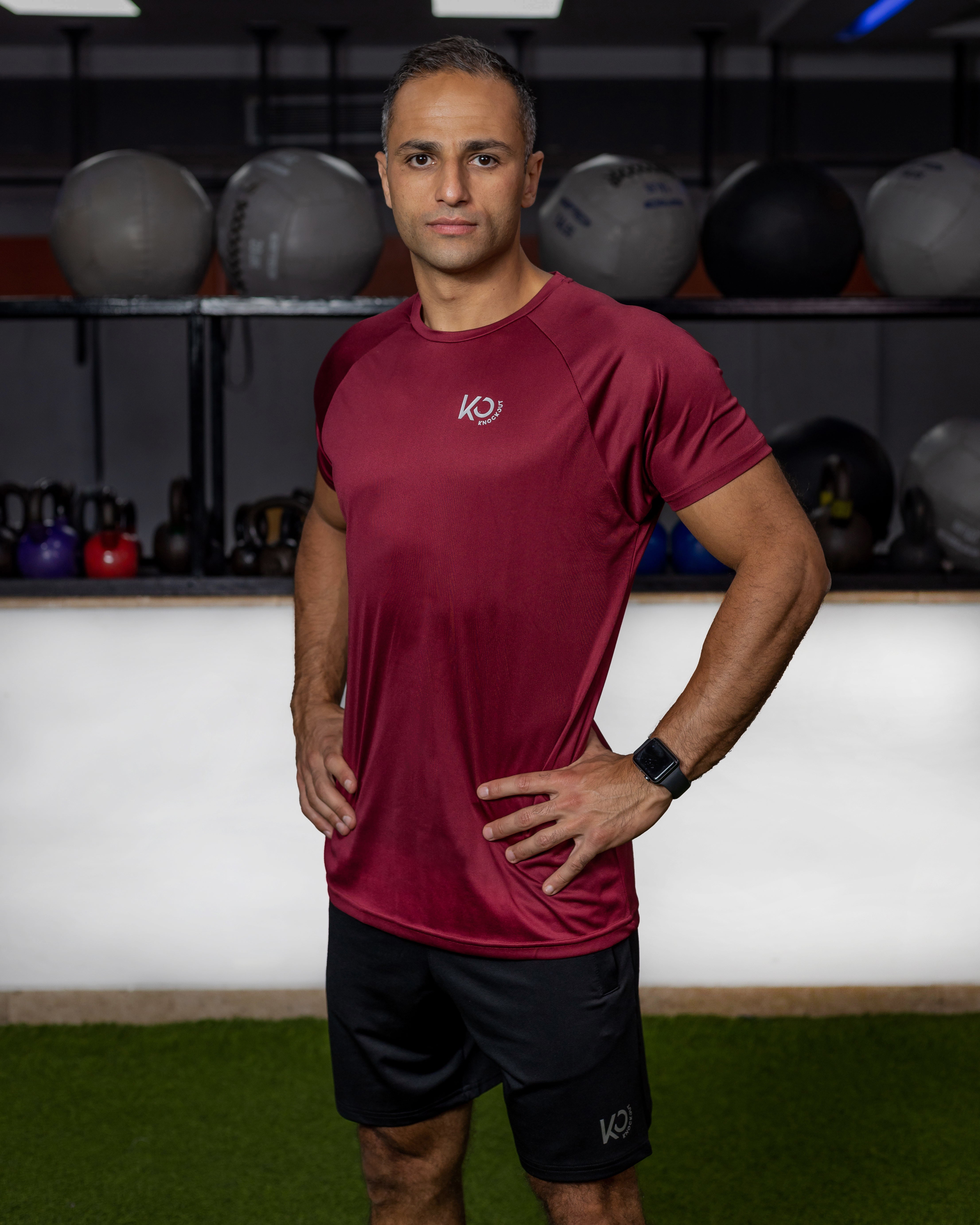 Dry Core Half Sleeves Shirt - Burgundy