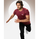 Dry Core Half Sleeves Shirt - Burgundy