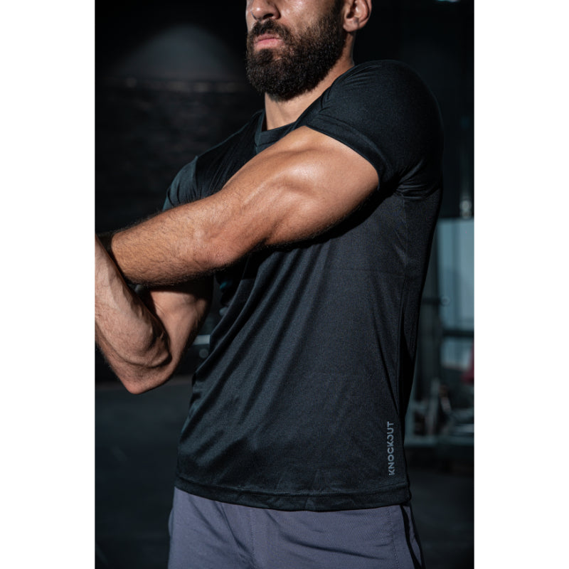 Dry Core Half Sleeves Shirt - Black