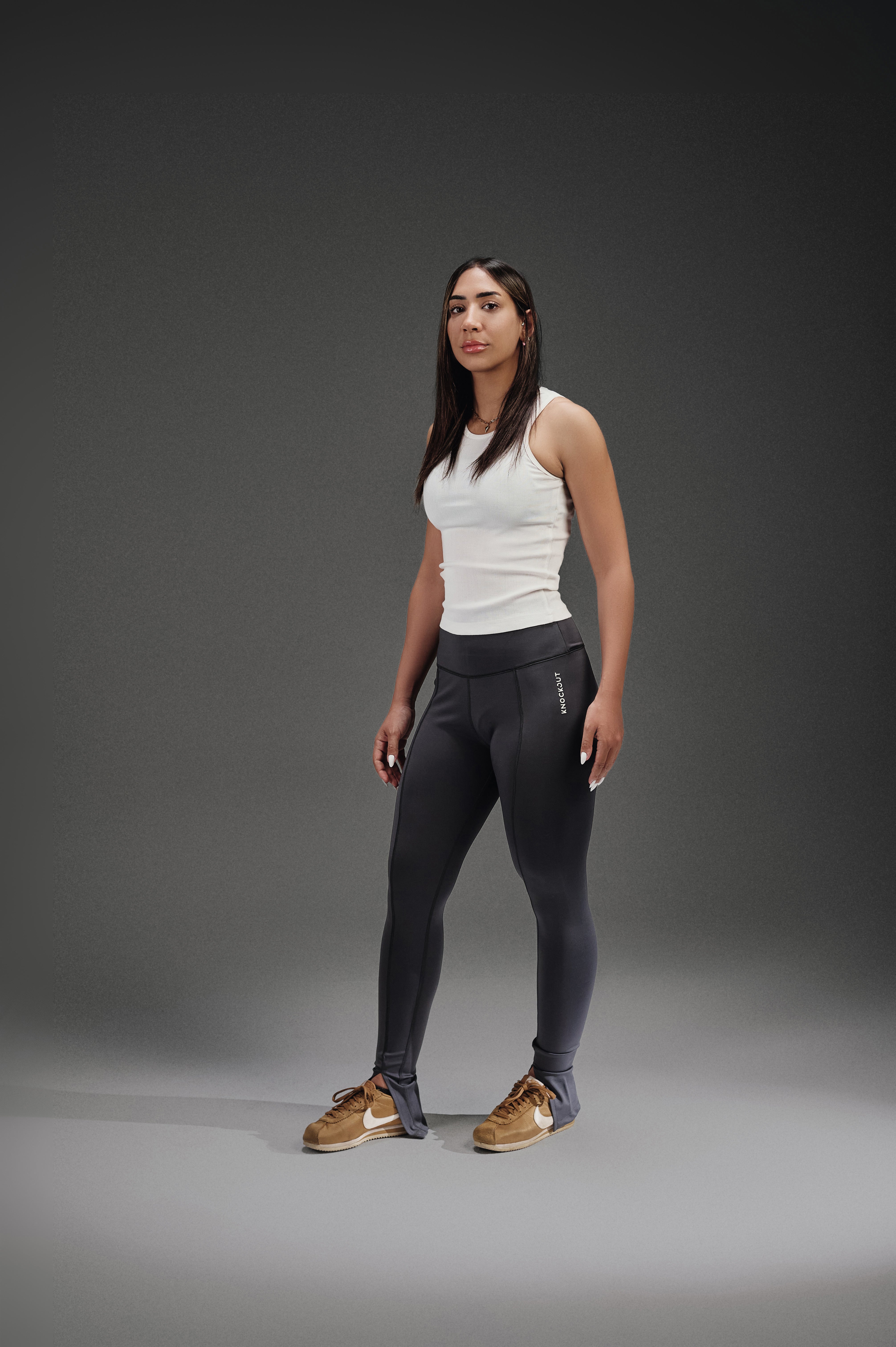 Sleeveless Ribbed Tank - White