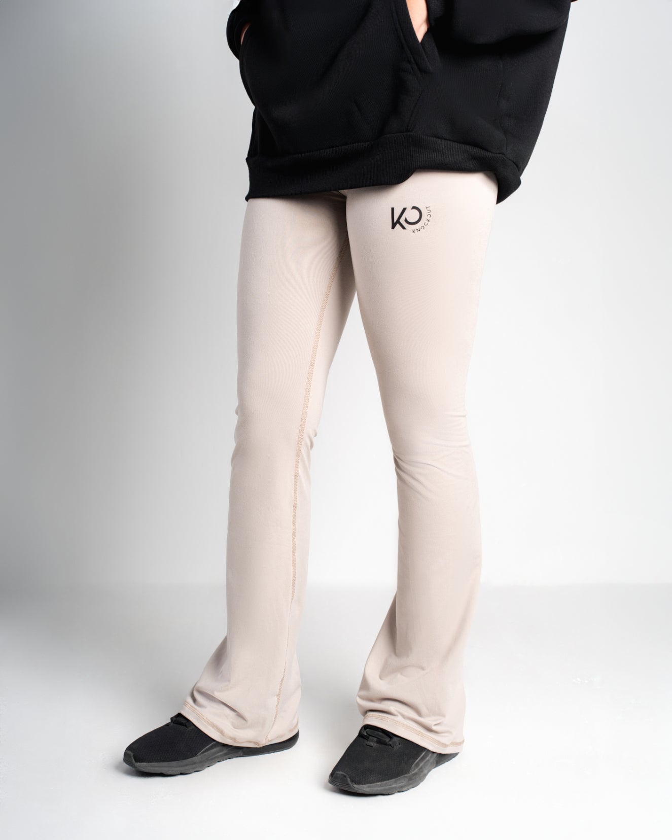 Flairish Leggings - Beige
