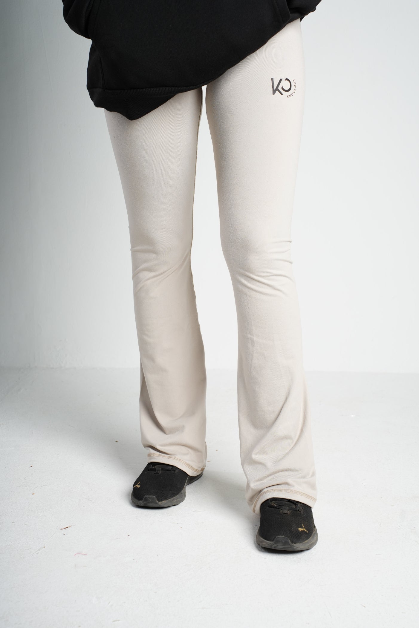Flairish Leggings - Beige