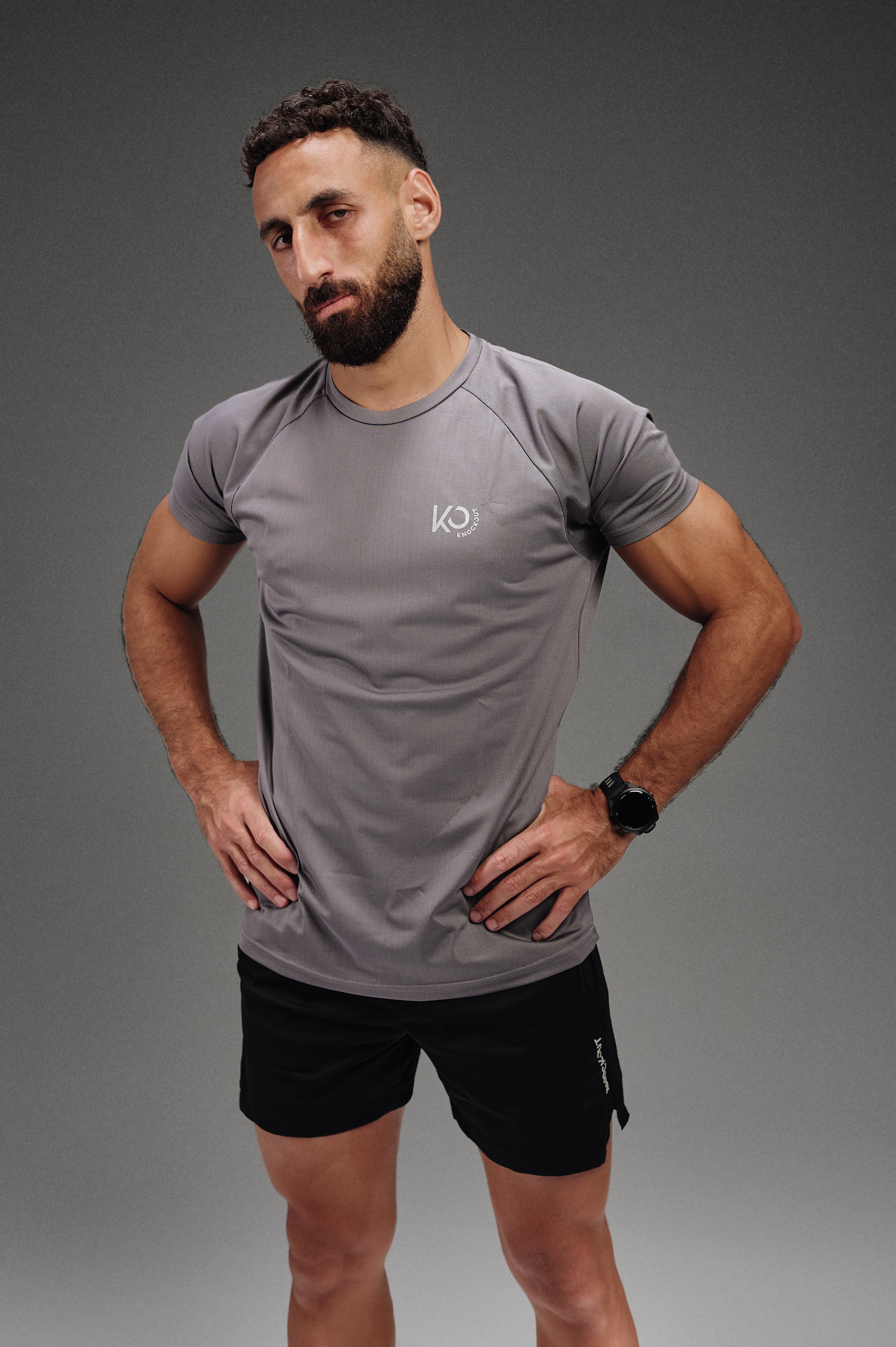 Dry Core Half Sleeves Shirt - Grey