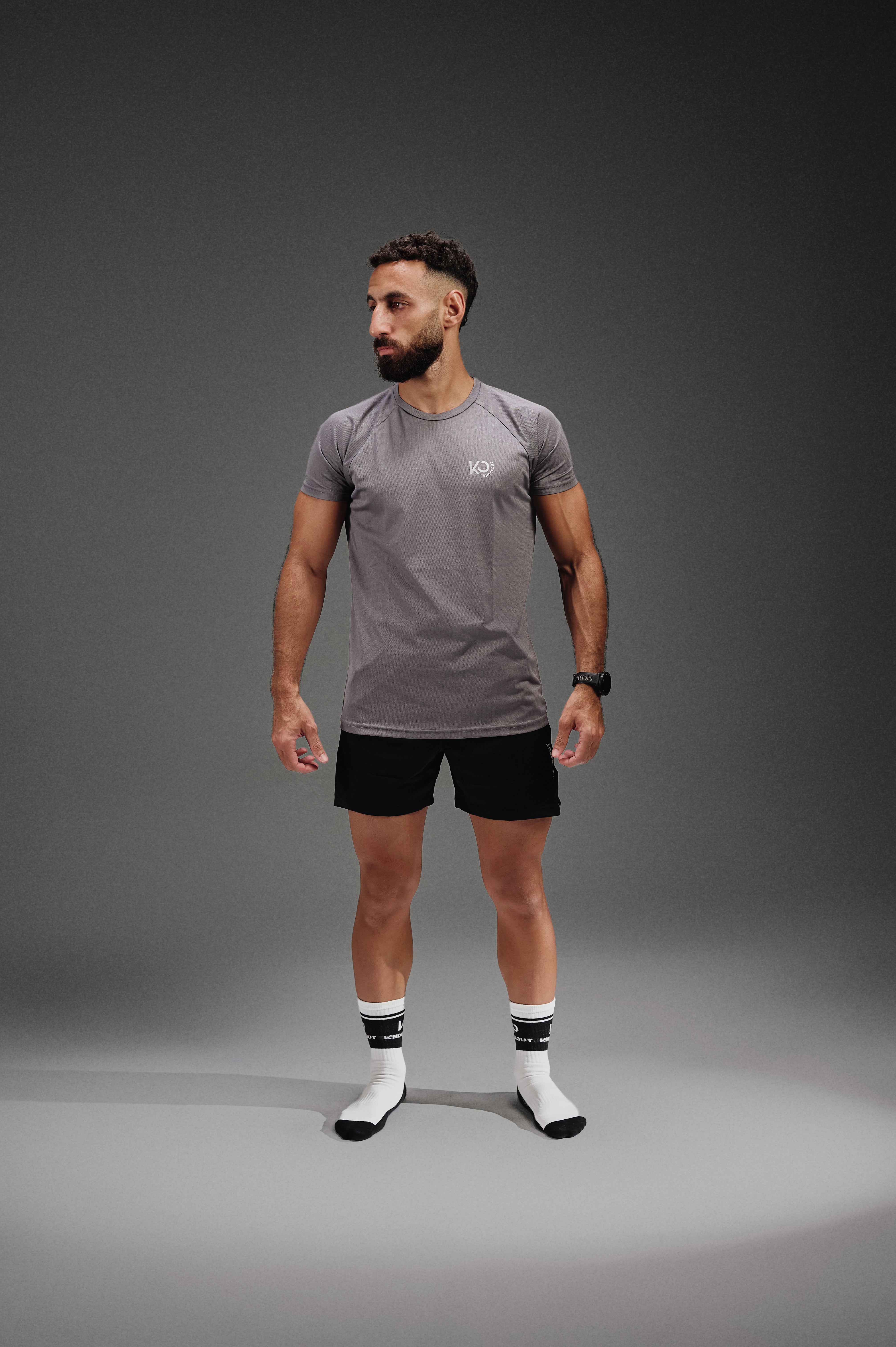 Dry Core Half Sleeves Shirt - Grey