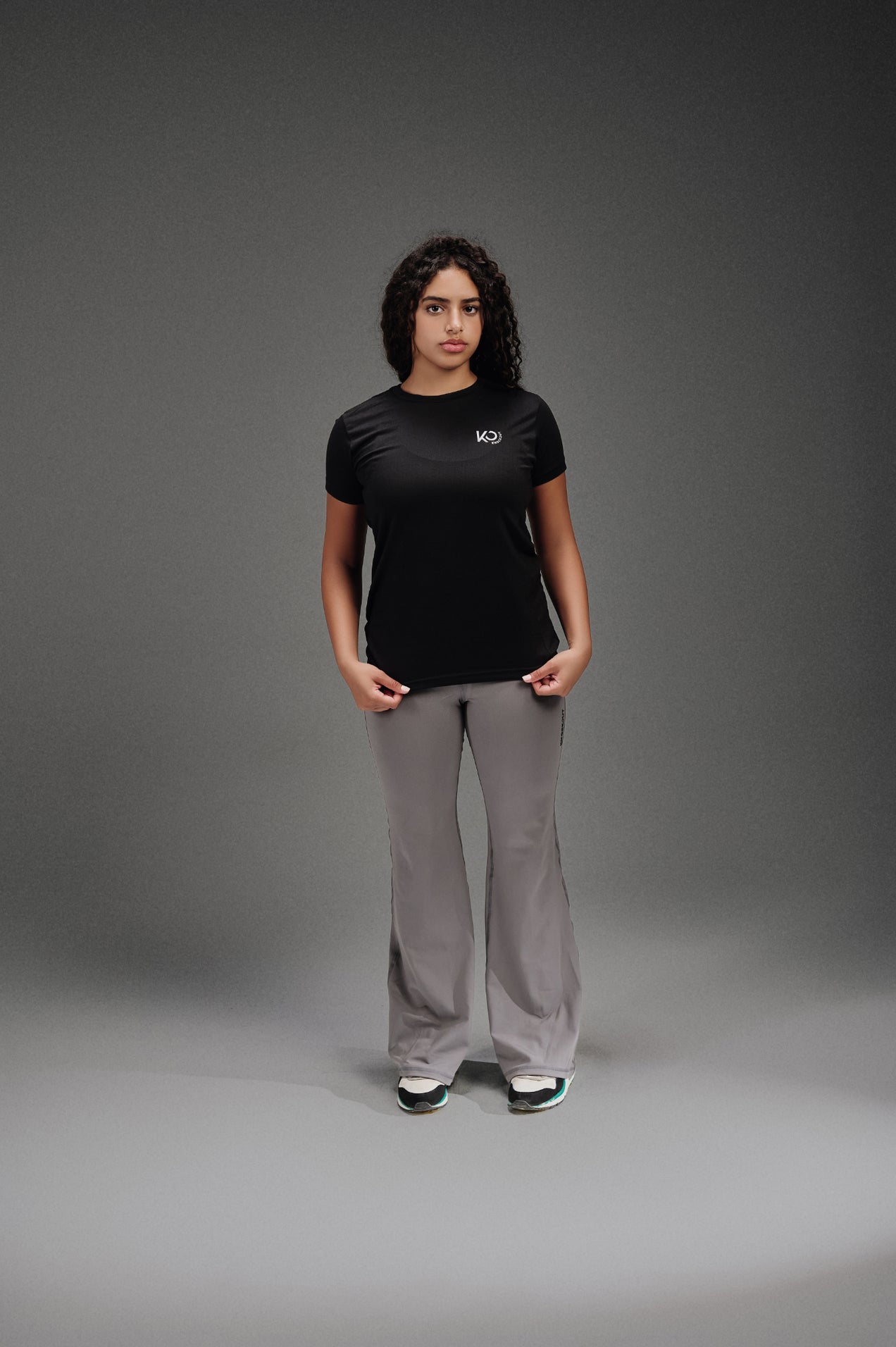 Flairish Leggings - Dark Grey