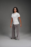 Active Cut - Half Sleeves Crew Neck T-Shirt - White