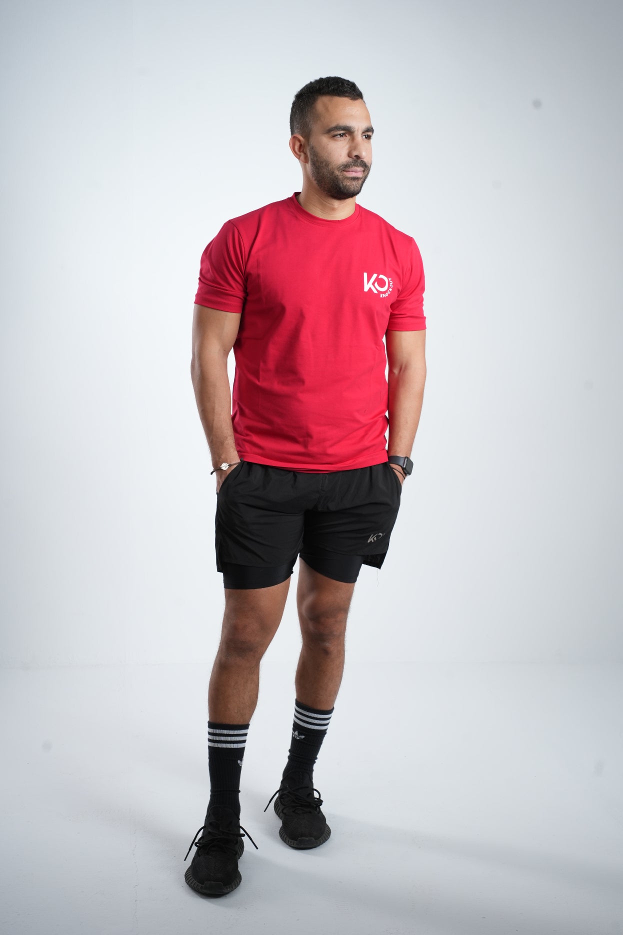 Half Sleeves Regular Fit - Red
