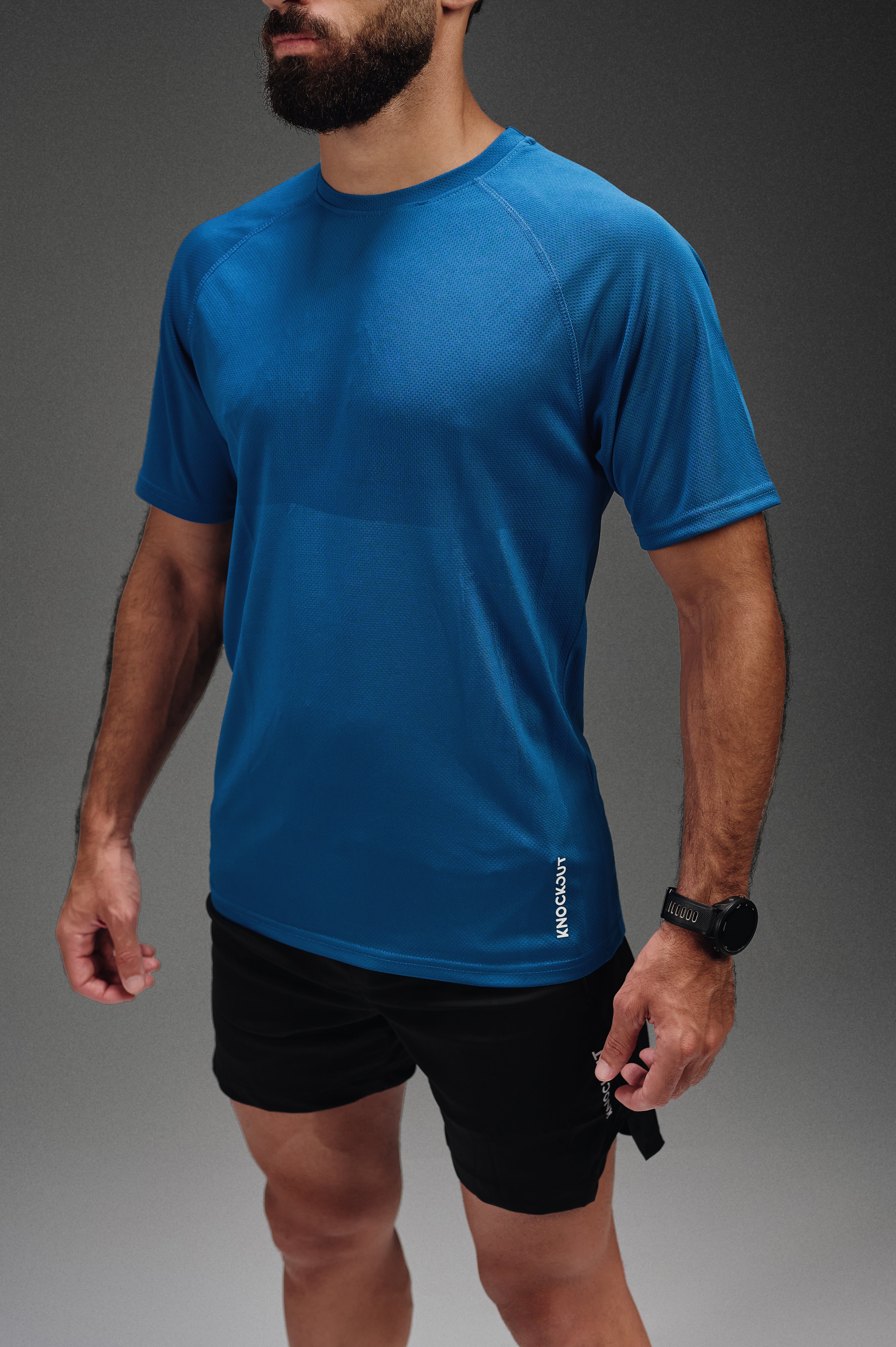 Dry core half sleeves shirt - Light Blue