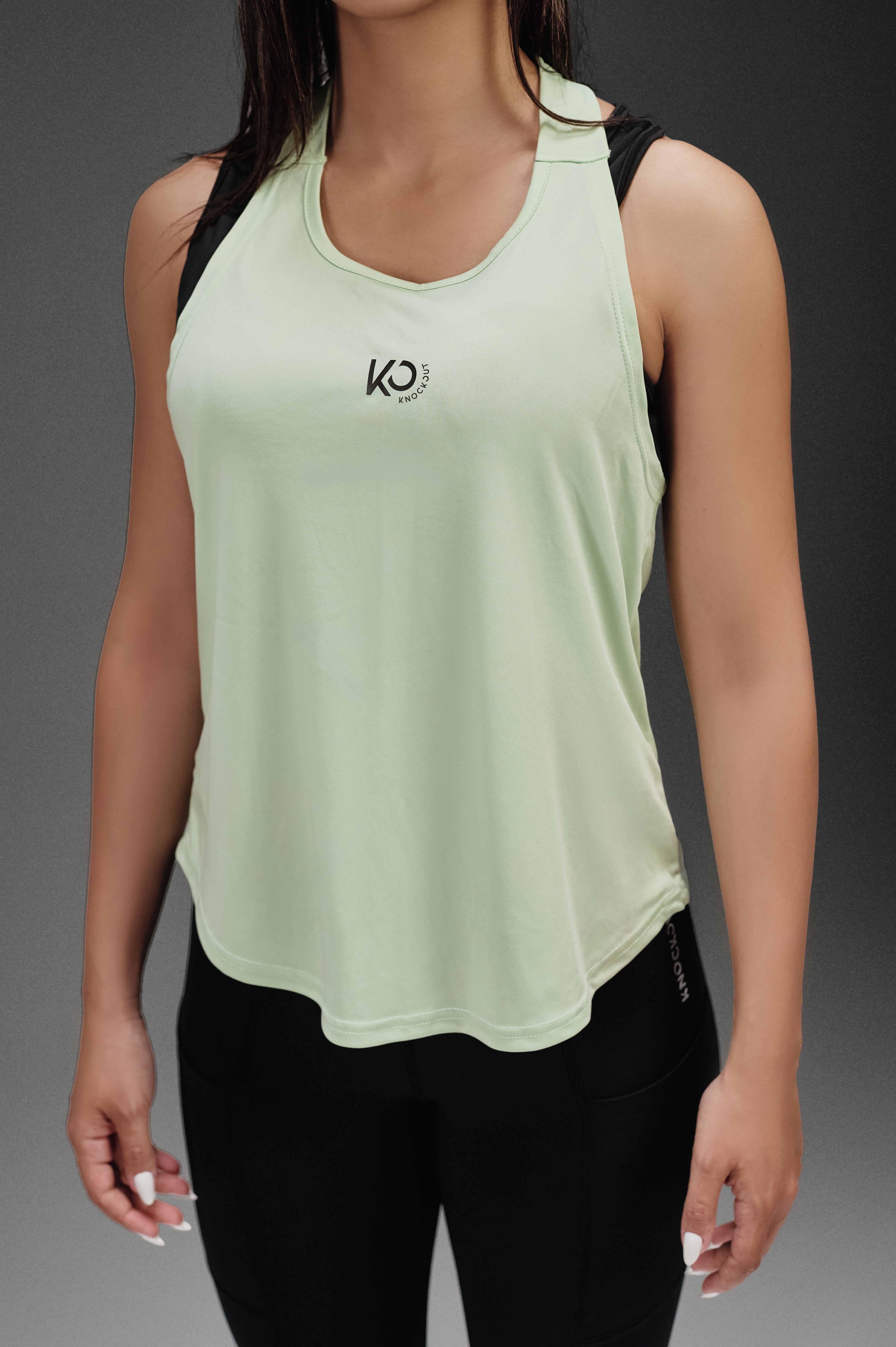 Breathe Fit - Stick Tank Top - Mint