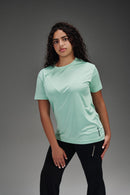 Active Cut - Half Sleeves Crew Neck T-Shirt - Mint
