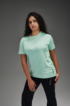 Active Cut - Half Sleeves Crew Neck T-Shirt - knockout