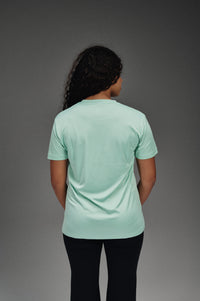 Active Cut - Half Sleeves Crew Neck T-Shirt - Mint