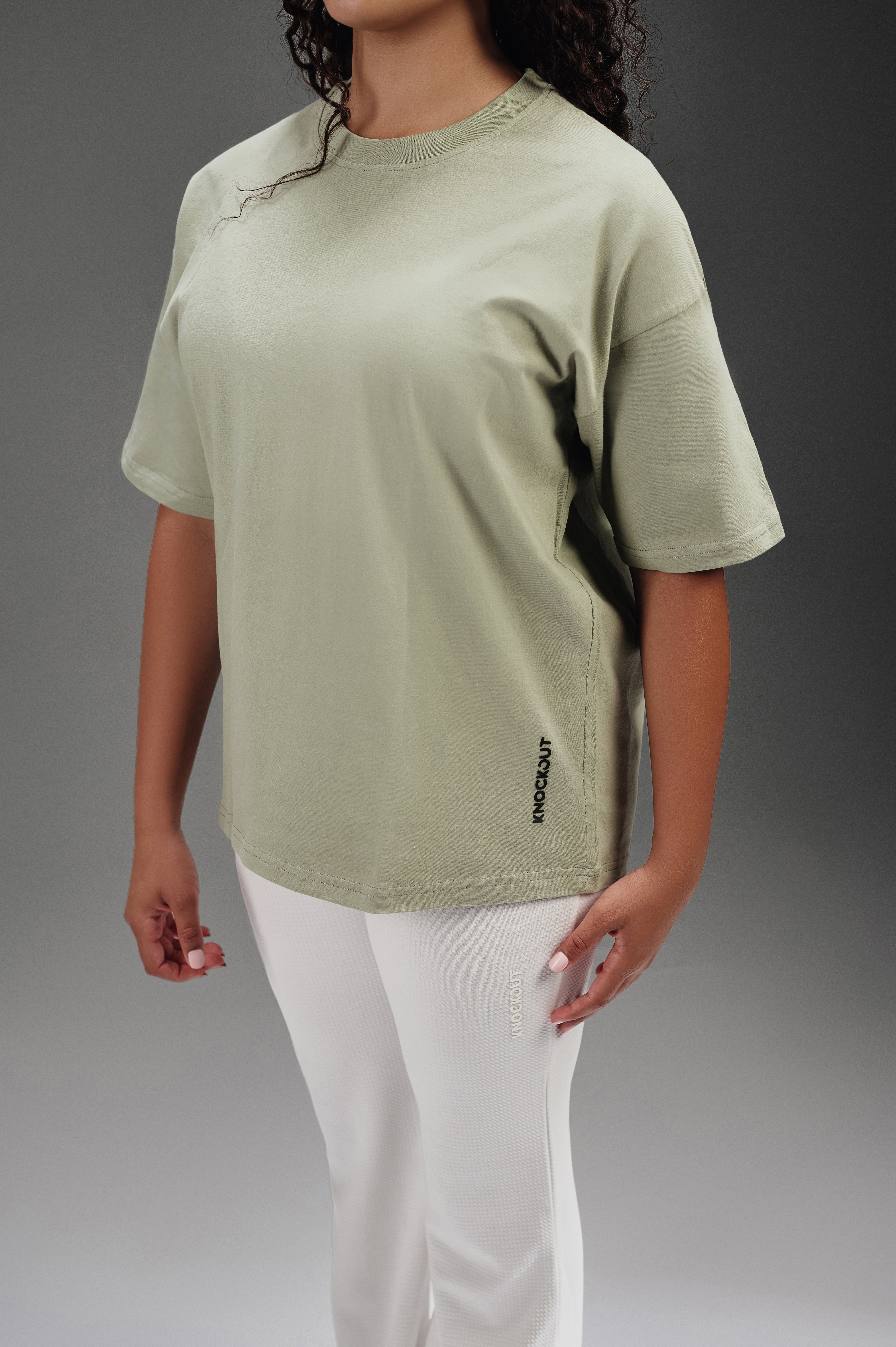 Oversize Plain T-Shirt - Mint
