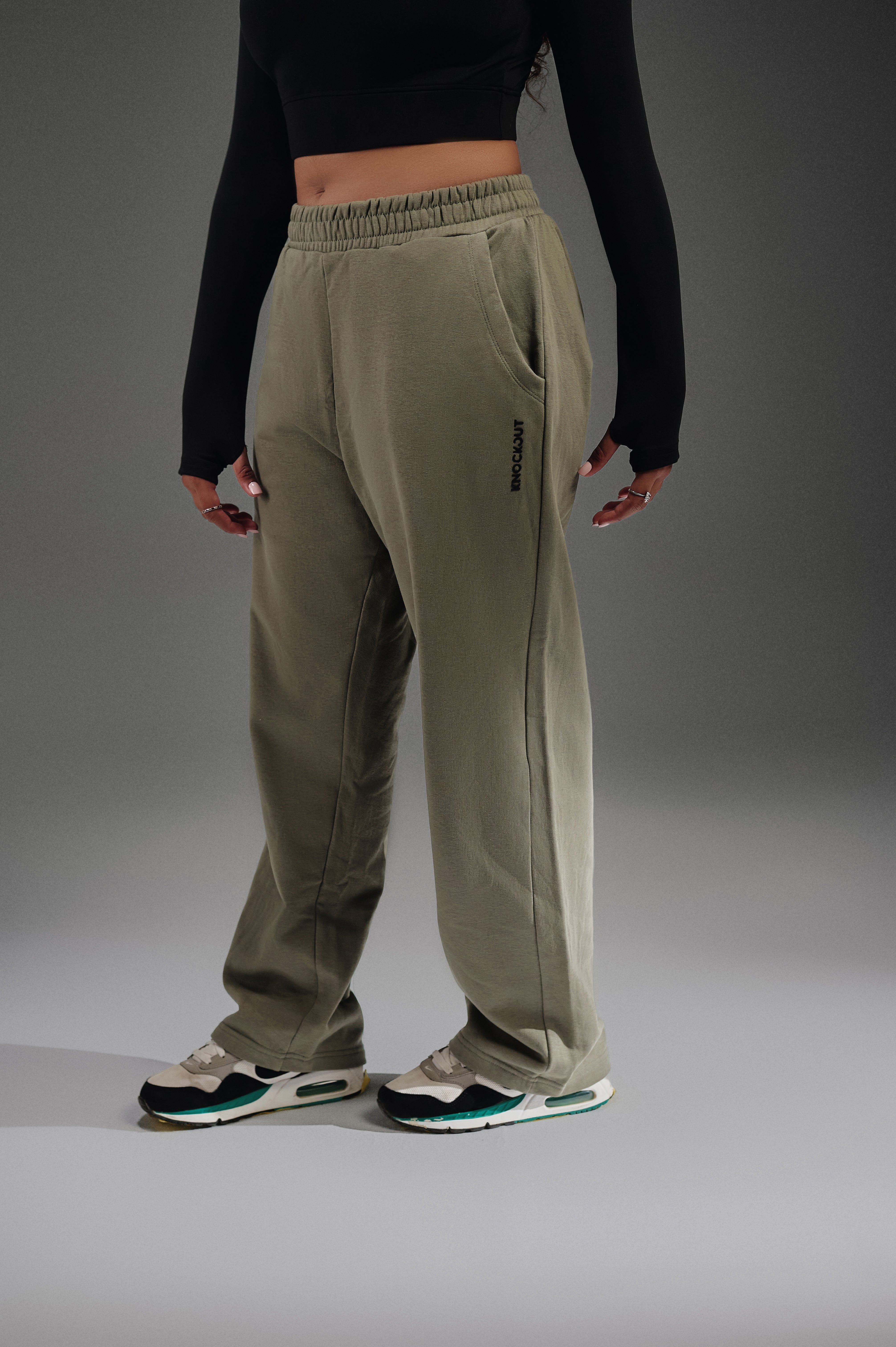 Comfort Move Pants - Greenish Gray