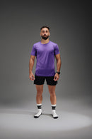 Dry core half sleeves shirt - Purple
