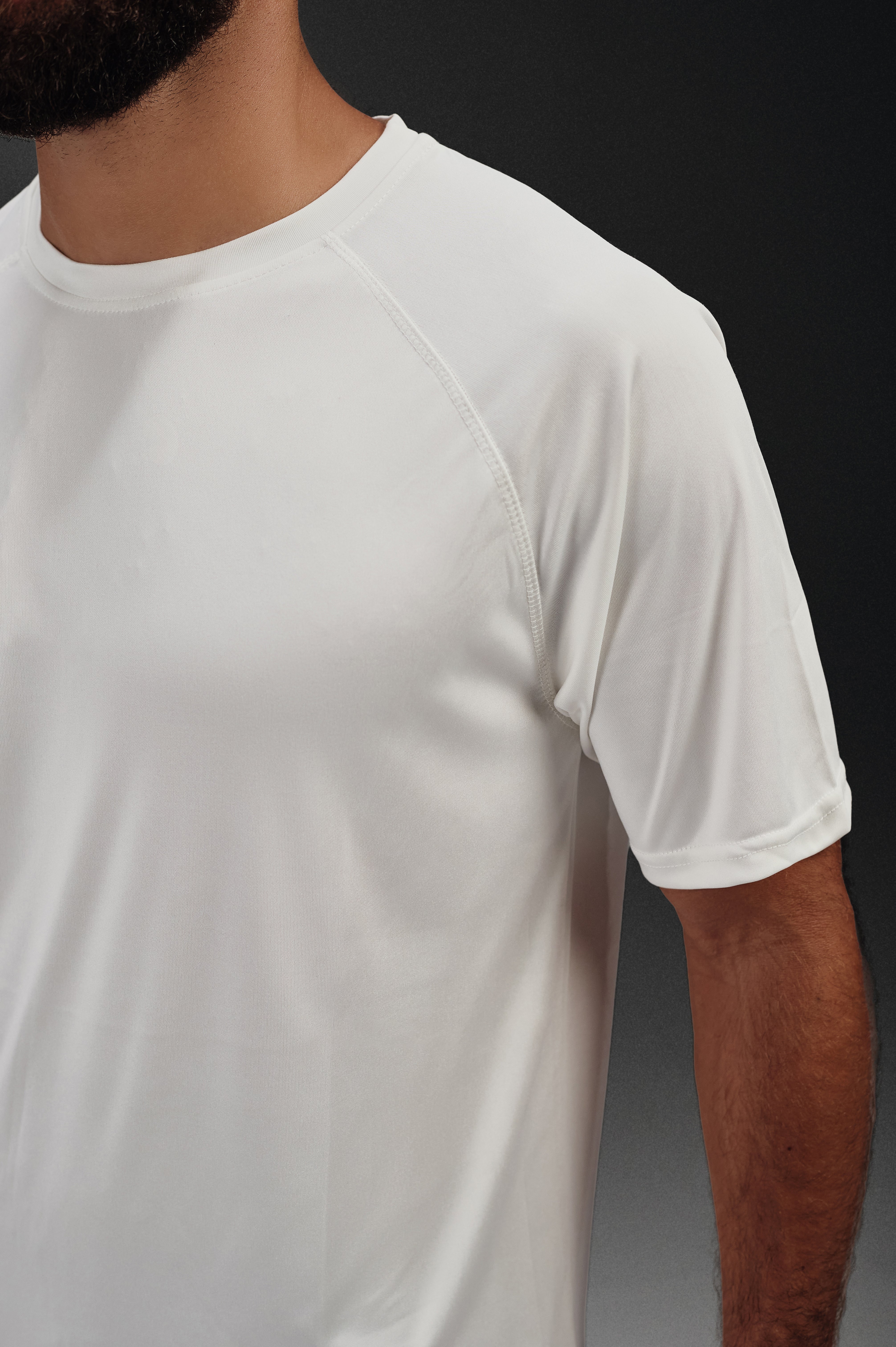 Dry Core Half Sleeves Shirt - White