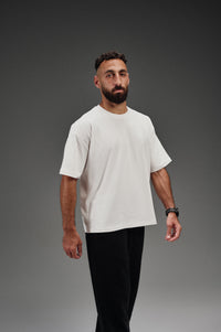 Oversize Plain T-Shirt - White