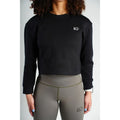 Comfy Cropped Long Sleeves with Sides Zipper - knockout