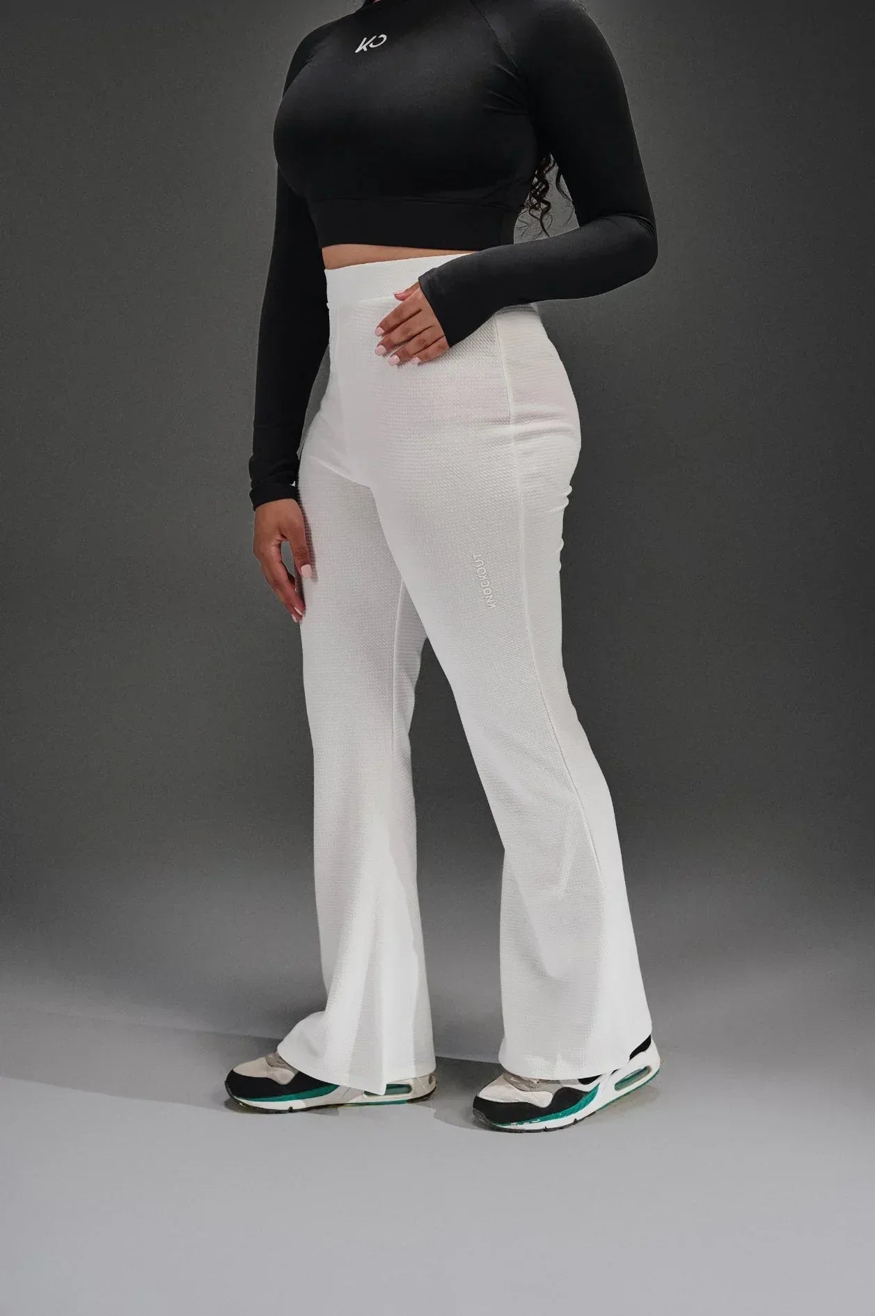 Flairish Patterned Leggings - knockout