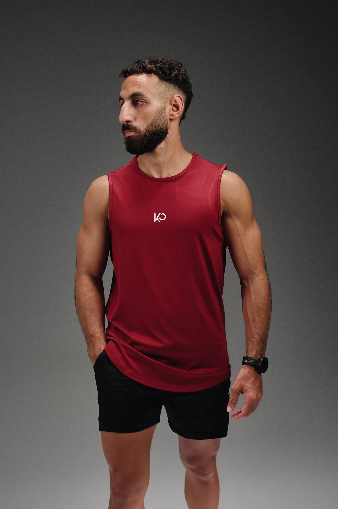 Iron Fit Sleeveless T-Shirt - knockout