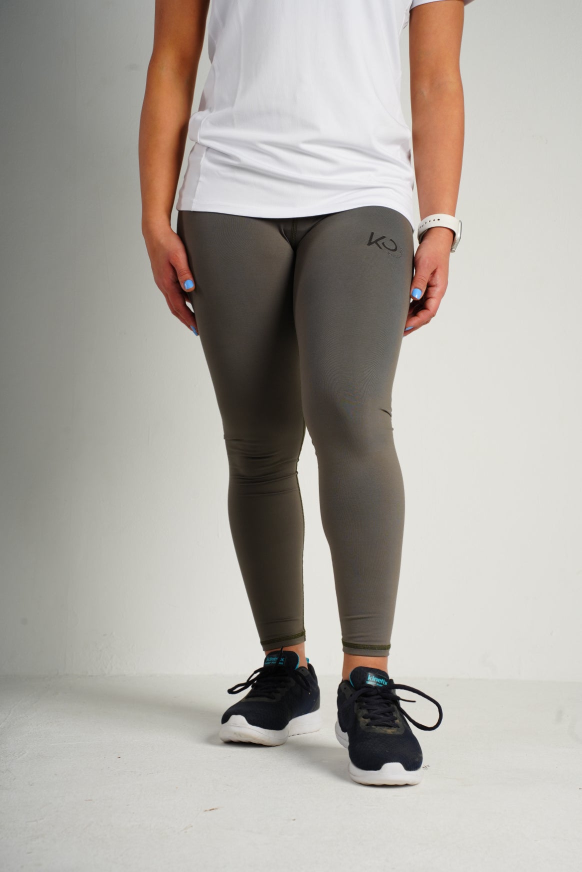 Pro Plain Leggings - Olive