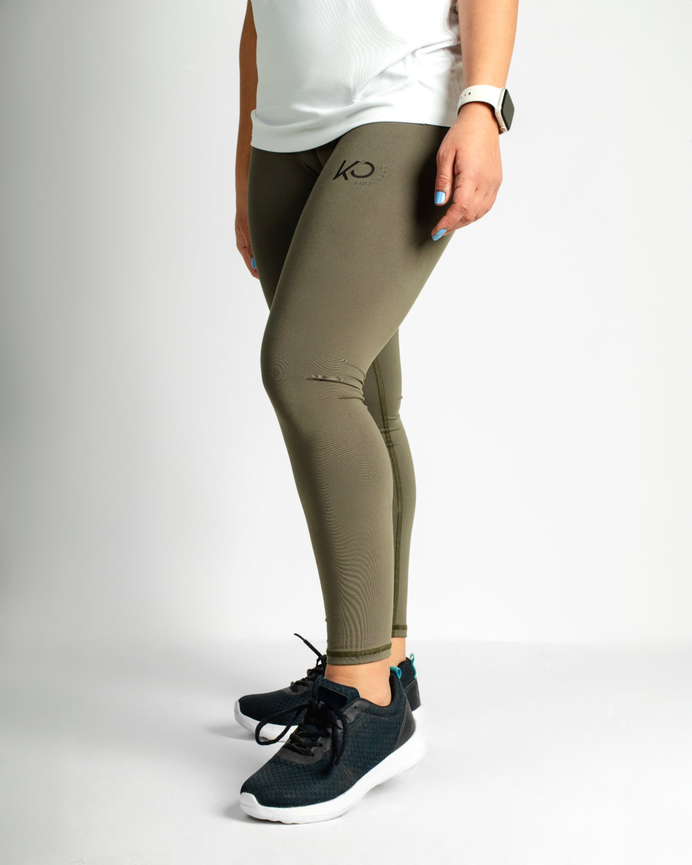 Pro Plain Leggings - Olive