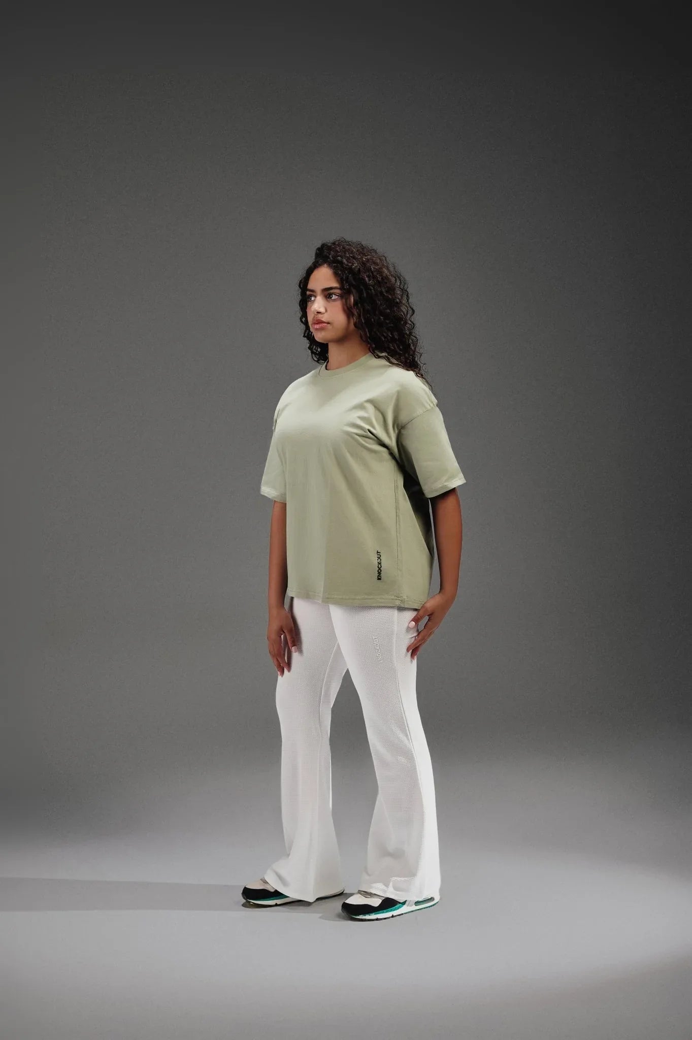 Over-Size Plain T-Shirt - knockout