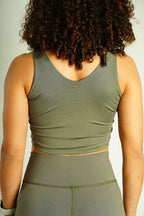 Sleeveless Crop Top - knockout