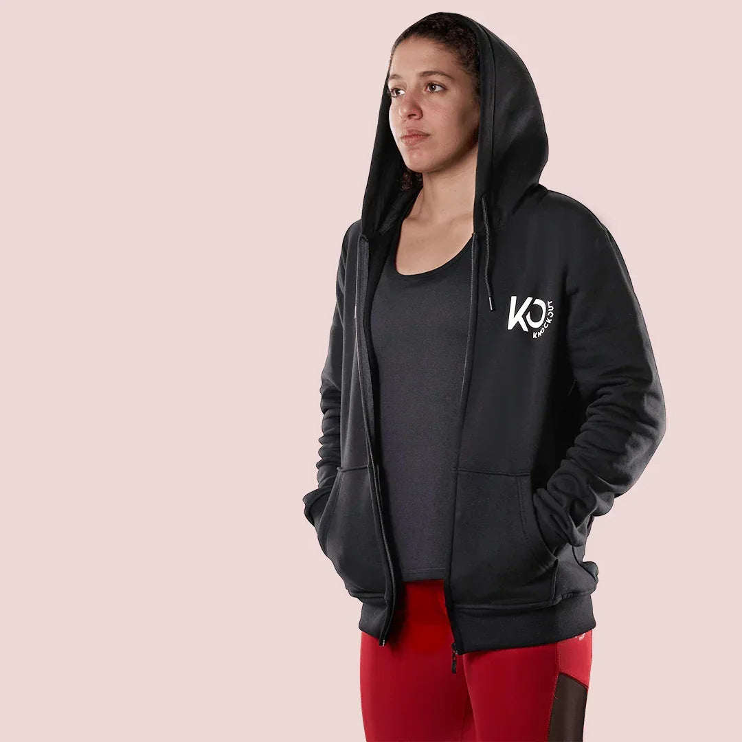 Sweatshirt with Zipper - knockout