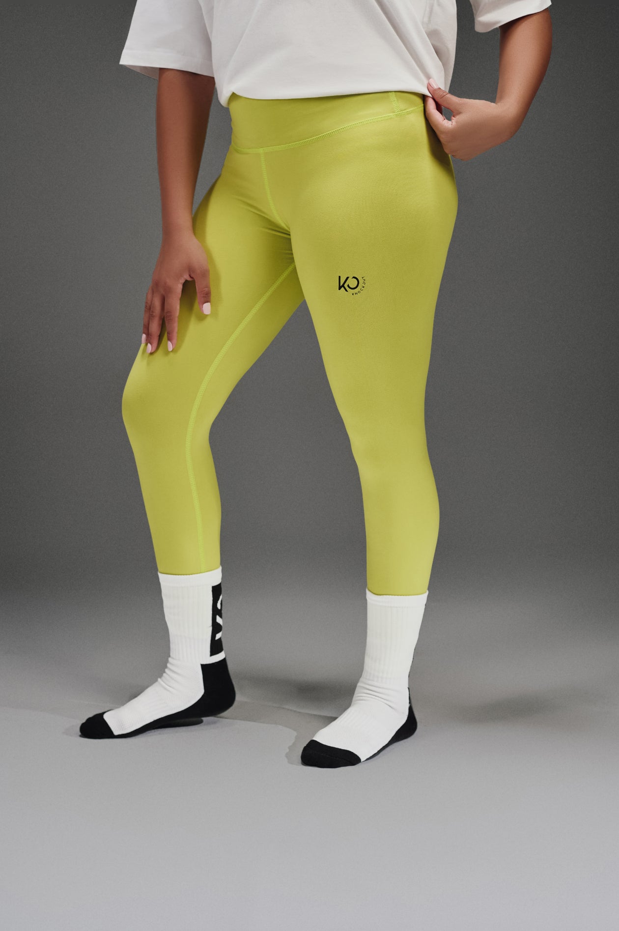 Pro Plain Leggings - Yellow